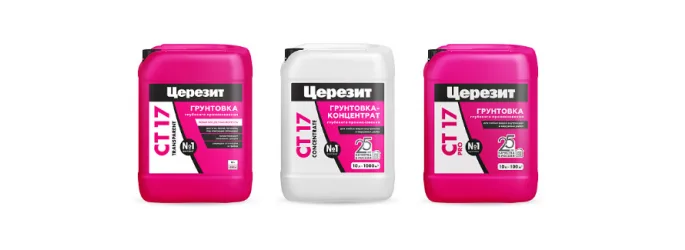Грунтовка Церезит для надежной подготовки основания