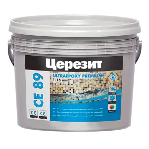 ЦЕРЕЗИТ СЕ 89 Ultraepoxy premium 010140 - эпоксидная затирка Pearl Gray 807, 2,5 кг (CERESIT) ЦЕРЕЗИТ СЕ 89 Ultraepoxy premium 010140 - эпоксидная затирка Pearl Gray 807, 2,5 кг (CERESIT)