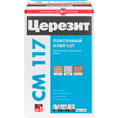 ЦЕРЕЗИТ СМ 117 Elast клей для плитки, 25 кг