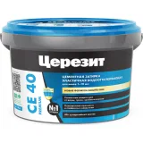 Церезит CE 40 Aquastatic затирка для плитки, антрацит 13, 2 кг