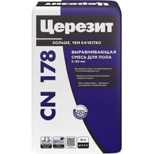 Церезит CN178 выравнивающая смесь для стяжек 25 кг