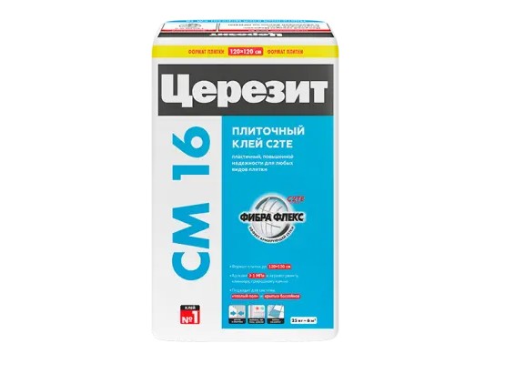 Церезит СМ16 Flex: Универсальный клеящий раствор в фасовке 5 кг