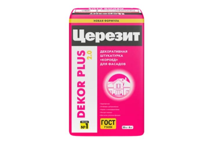 Декоративная штукатурка Церезит Dekor Plus: красота и надежность фасада